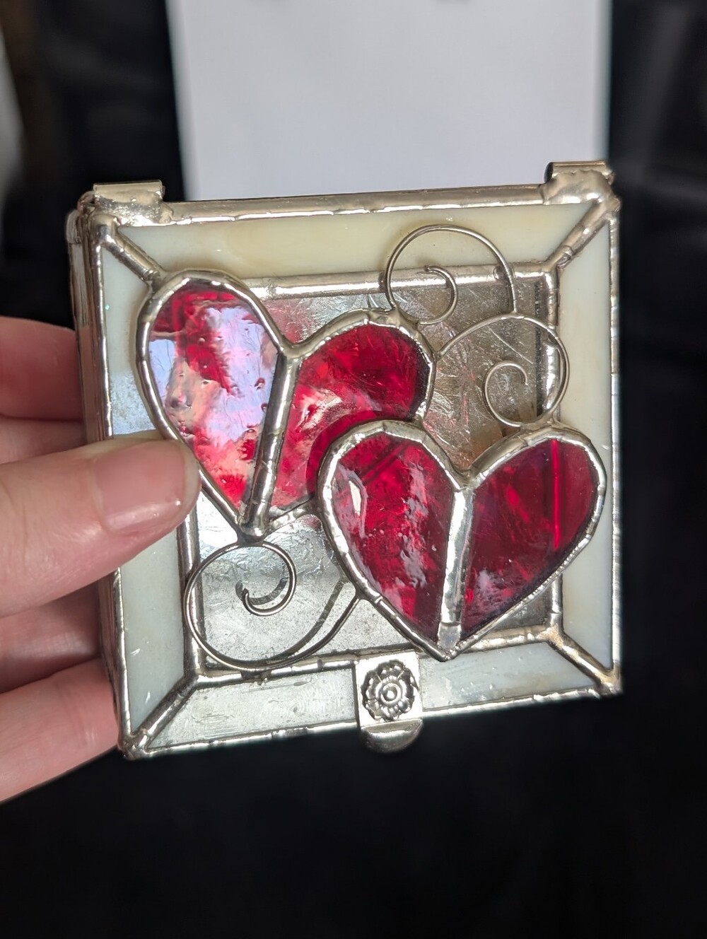 Stained Glass Trinket Box